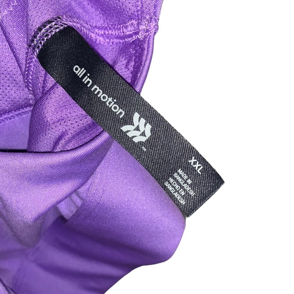 NWT All In Motion Light Purple Criss Cross Back Sports Bra Size Extra Large - Picture 5 of 5
